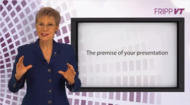 Patricia Fripp explains speech structure through Fripp Virtual Training.
