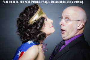 Patricia Fripp executive speech coach teaches speaking techniques to make you less nervous when presenting.