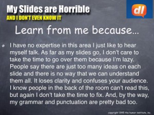 bad slides distracting your audience how to make yours good