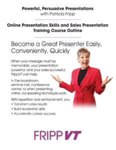 24 7 online sales presentation training fripp virtual training