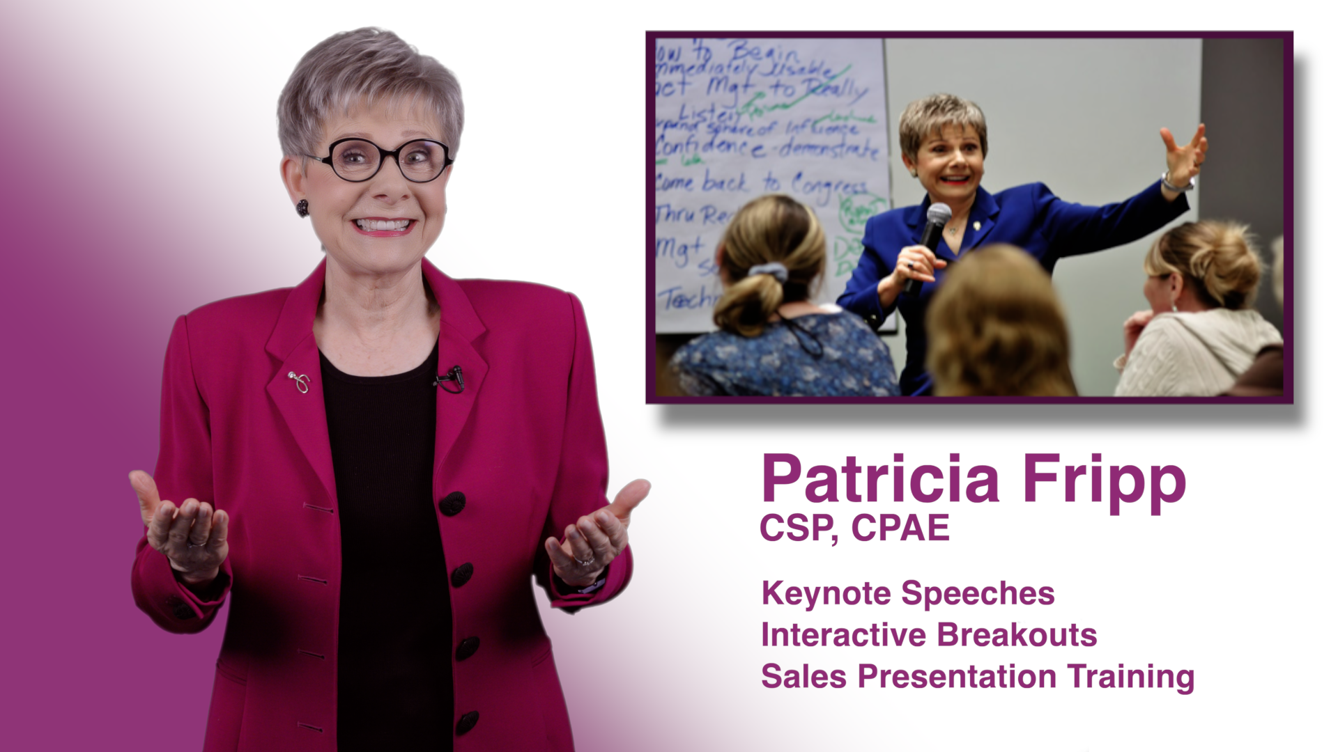 Patricia Fripp keynote speaker
